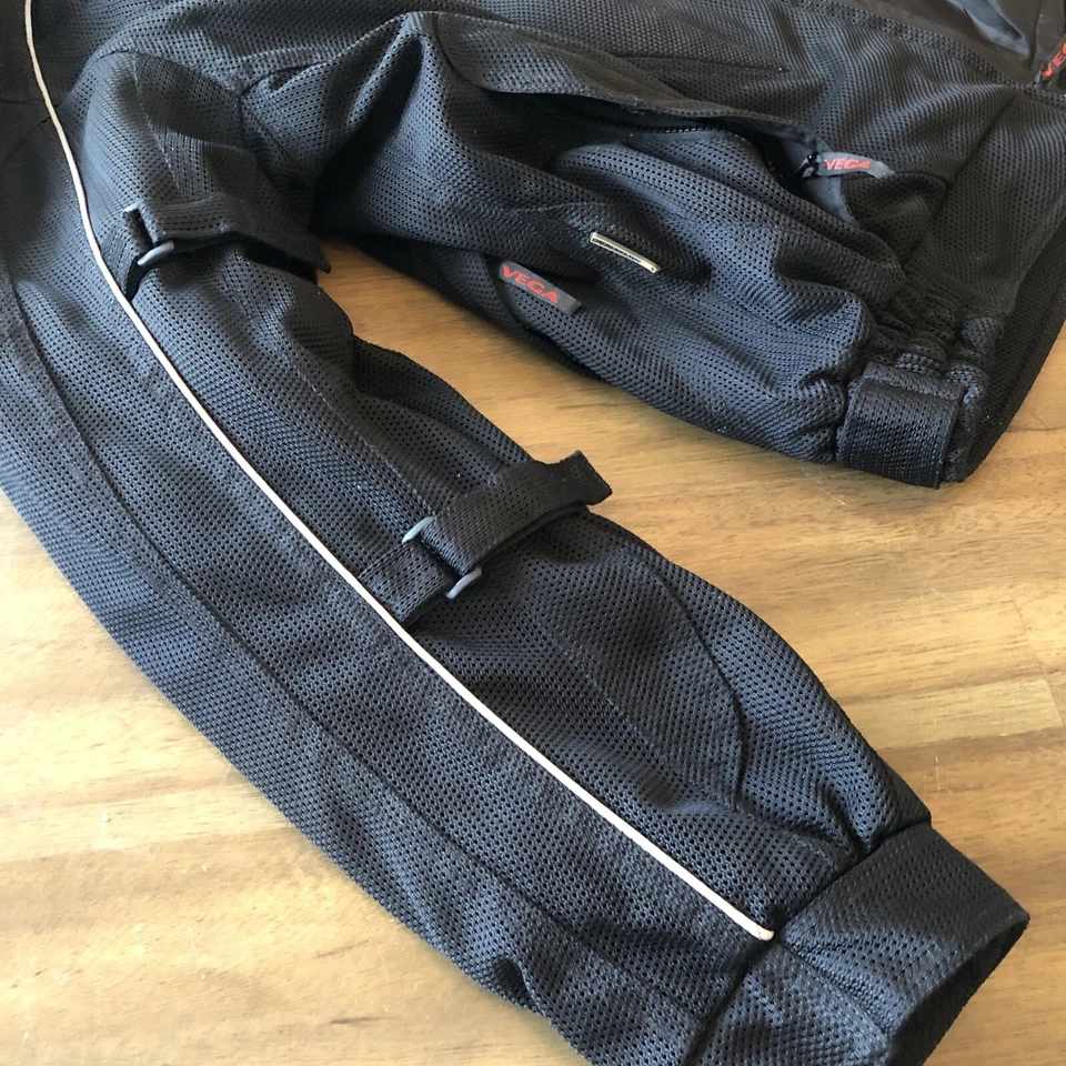 Chaqueta de moto Vega Technical Gear Silhouette negra XL “Carreras” Foto 4 de 4