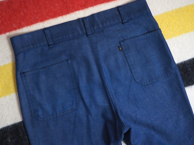 VTG 70s LEVIS Fresh Produce 647 Sailor Pocket Flare Bells Carrot
