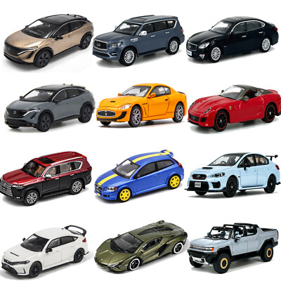 1:64 Scale White/Red/Black/Gray/Blue/Gold Diecast Model