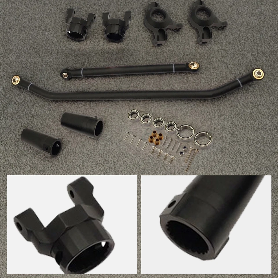 1/10 Axial Wraith RR10 SMT10 AR60 Axle Alloy Steering Link Knuckle C Hub Carrixv - Image 4 of 4