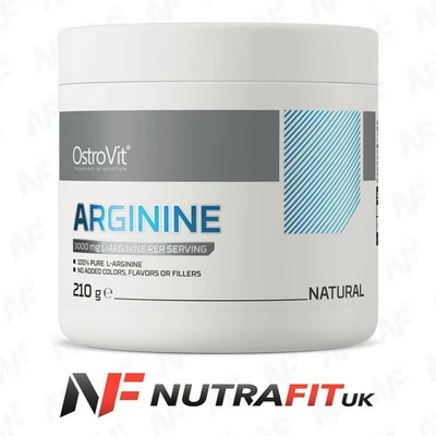OSTROVIT ARGININE NATURAL L-arginine unflavoured pre-workout pure powder 210g