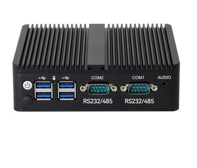 12th Gen Intel N2840/J1900 M.2 SSD 2xGbE LAN RS232 RS485 Support WiFi 4G Mini PC