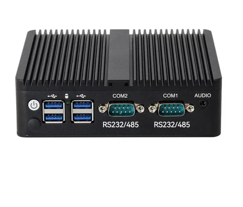 12th Gen Intel N2840/J1900 M.2 SSD 2xGbE LAN RS232 RS485 Support WiFi 4G Mini PC