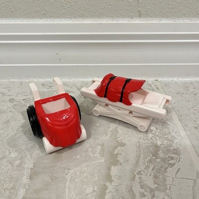 WOW Toys Robins Medical Rescue Set Of 2 Stretcher Wheelchair RARE Accessory Set