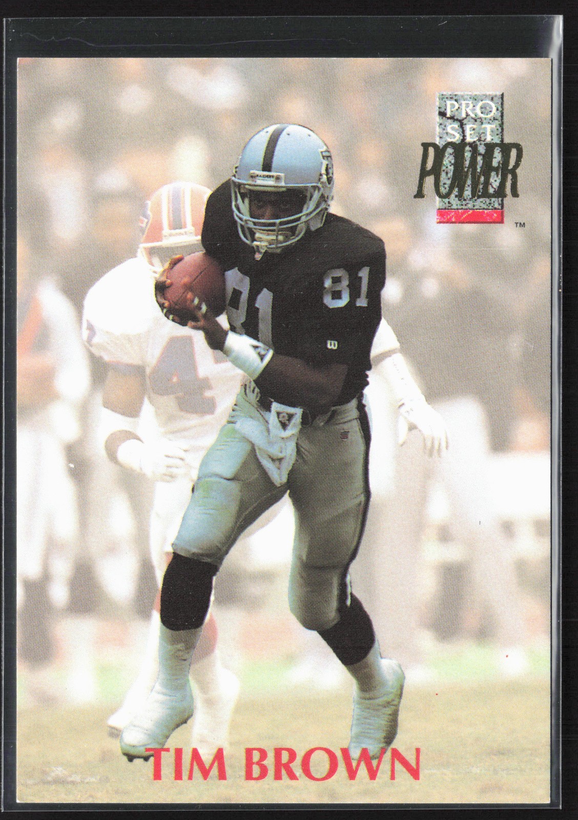 TIM BROWN 1992 Pro Set #276 NM HOF Los Angeles Raiders Football