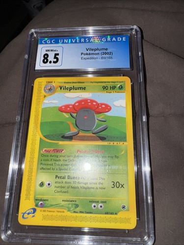 Vileplume graded CGC 8.5 for sale on eBay