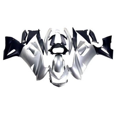 Full Bodywork Fairings for Kawasaki EX650C Ninja 650R 2006-2008 ABS Kit Silver