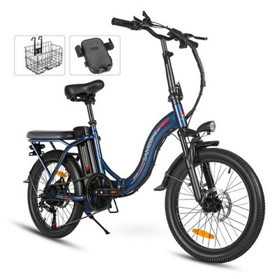 Elektrofahrrad 20'' Fat Tire City E-Bike Klapprad 350W 12Ah Pedelec Electric Bike