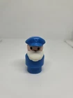 Vintage Fisher Price little people blue sea/boat captain man w/beard Marina 2582