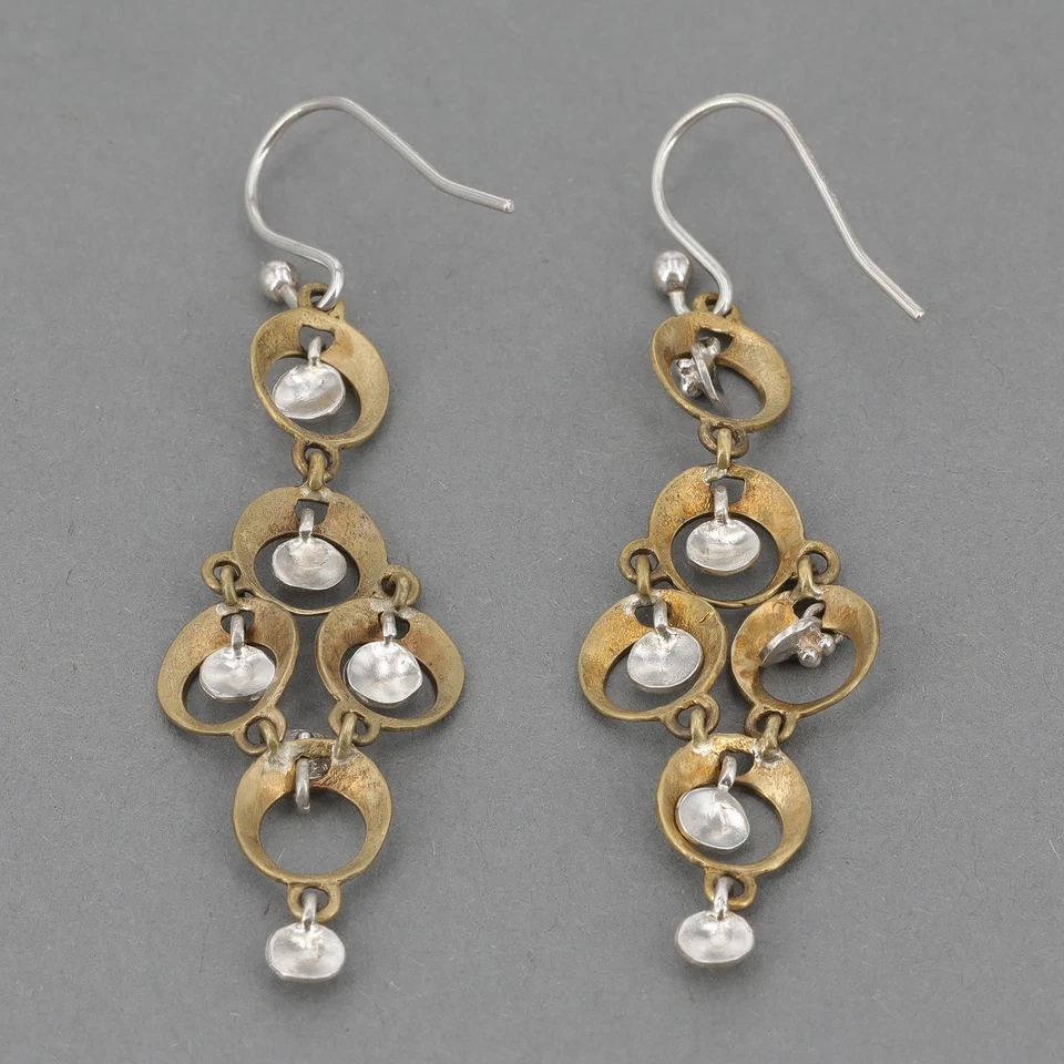 Pendientes de araña Silpada retirados oxidados de latón y ley sensuales W2239 Foto 4 de 4