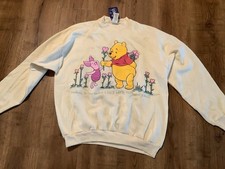 Vintage 90  s Disney Winnie The Pooh  Piglet Crewneck Sweatshirt XL New w/ Tag