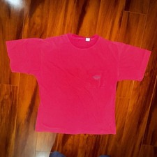 Vintage 90s Dockers Levi’s Pocket T Shirt Pink USA Made Cotton Medium