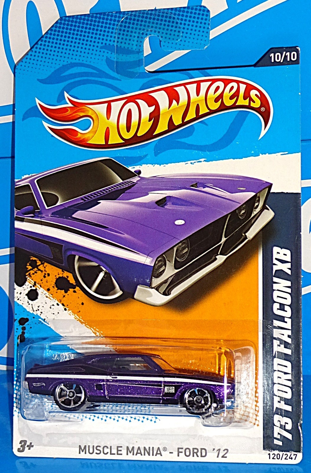 Hot Wheels 2012 Muscle Mania Ford #120 '73 Ford Falcon XB Red w/ 5SPs