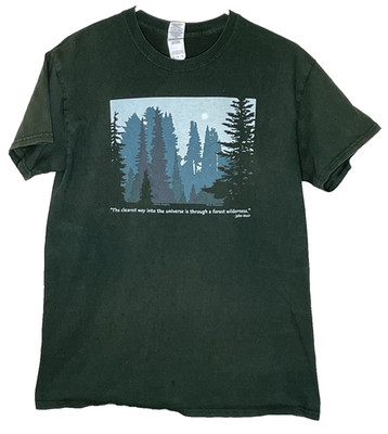 Liberty Graphics John Muir Imagination Makes Us Infinite T-Shirt Mens Medium