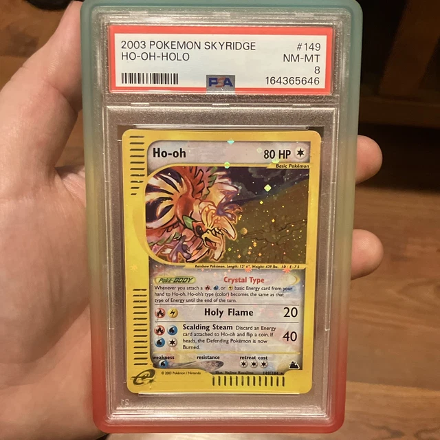 PSA 8 2003 Pokemon TCG Skyridge Ho-Oh Pokemon Secret Rare Holo 149/144