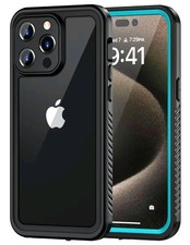 iPhone 15 Pro Max Case, IP68 Waterproof Dustproof Shockproof - 6.7 inch (Blue)