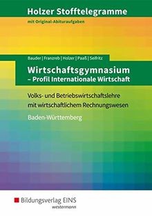 Holzer Stofftelegramme Baden-Württemberg   Wirtschaftsgy... | Buch | Zustand gut
