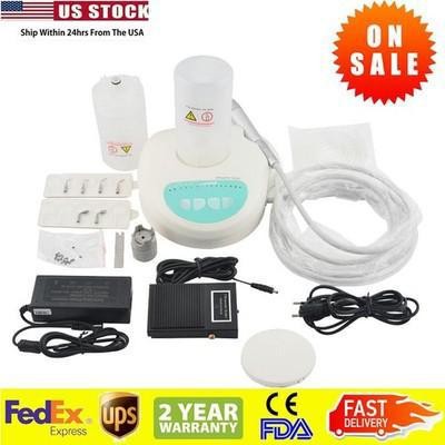 Dental Ultrasonic Scaler LED Handpiece Tips Water Bottle Oral Care Kit