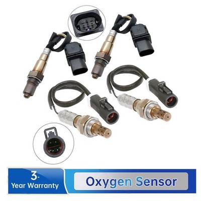Set(4) Upstream+Down Oxygen Sensor For 2008 2009 2010 Ford Taurus Flex Edge 3.5L