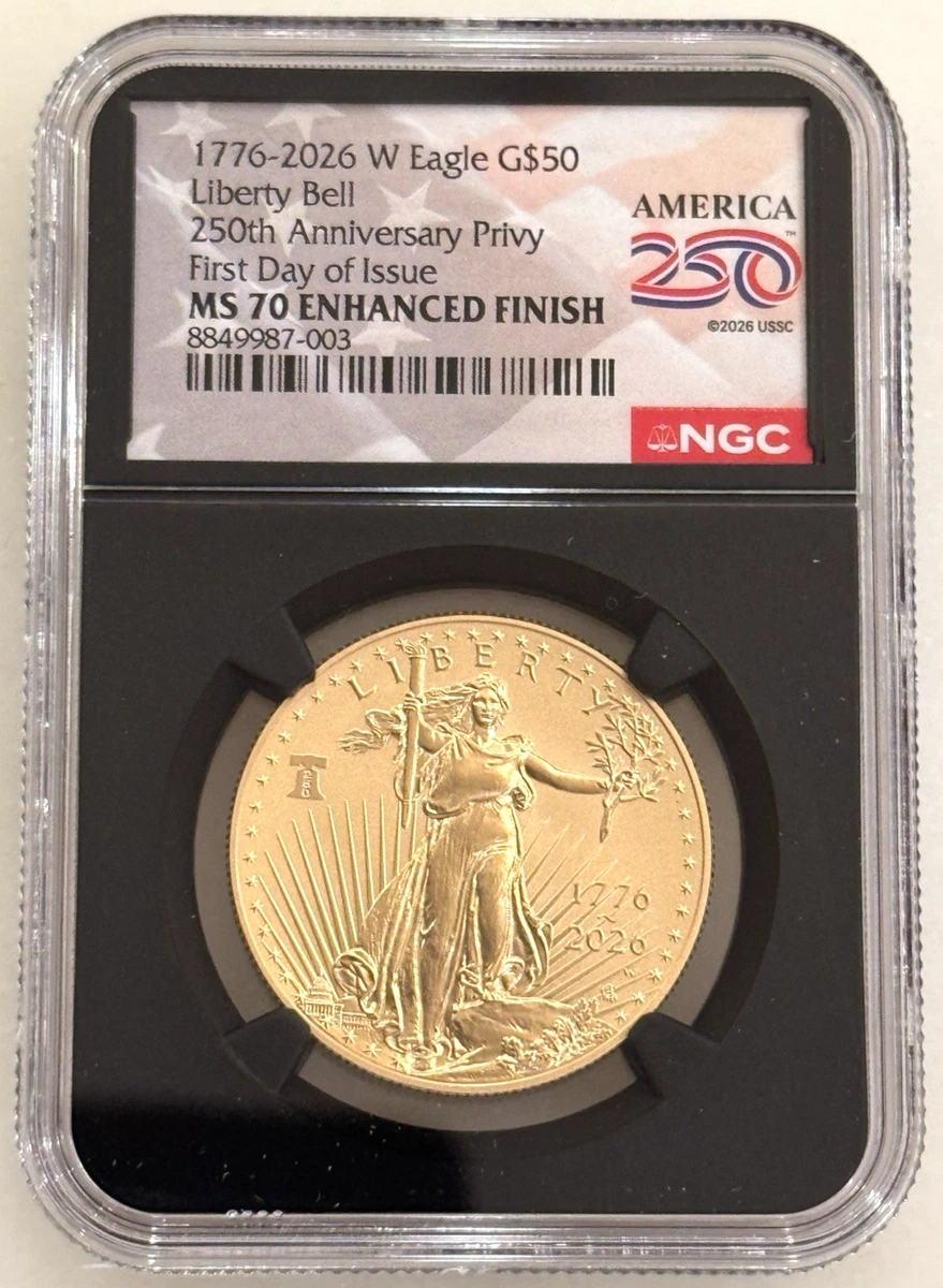 American Eagle NGC Grade MS 70 1 oz Precious Metal Content per