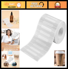 500 Pcs Tamper Evident Tape Roll 4"x0.5" - Tamper Proof Stickers for Food Packag