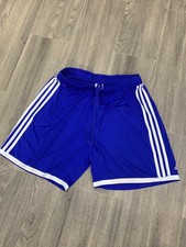 Adidas Squadra 17 Climalite Soccer Shorts Blue White Size XL