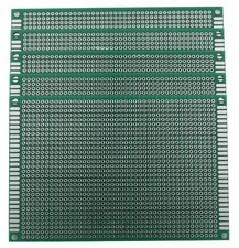 Double Sided Universal PCB Prototype Soldering Circuit Board - 8x12cm 5 Pack 