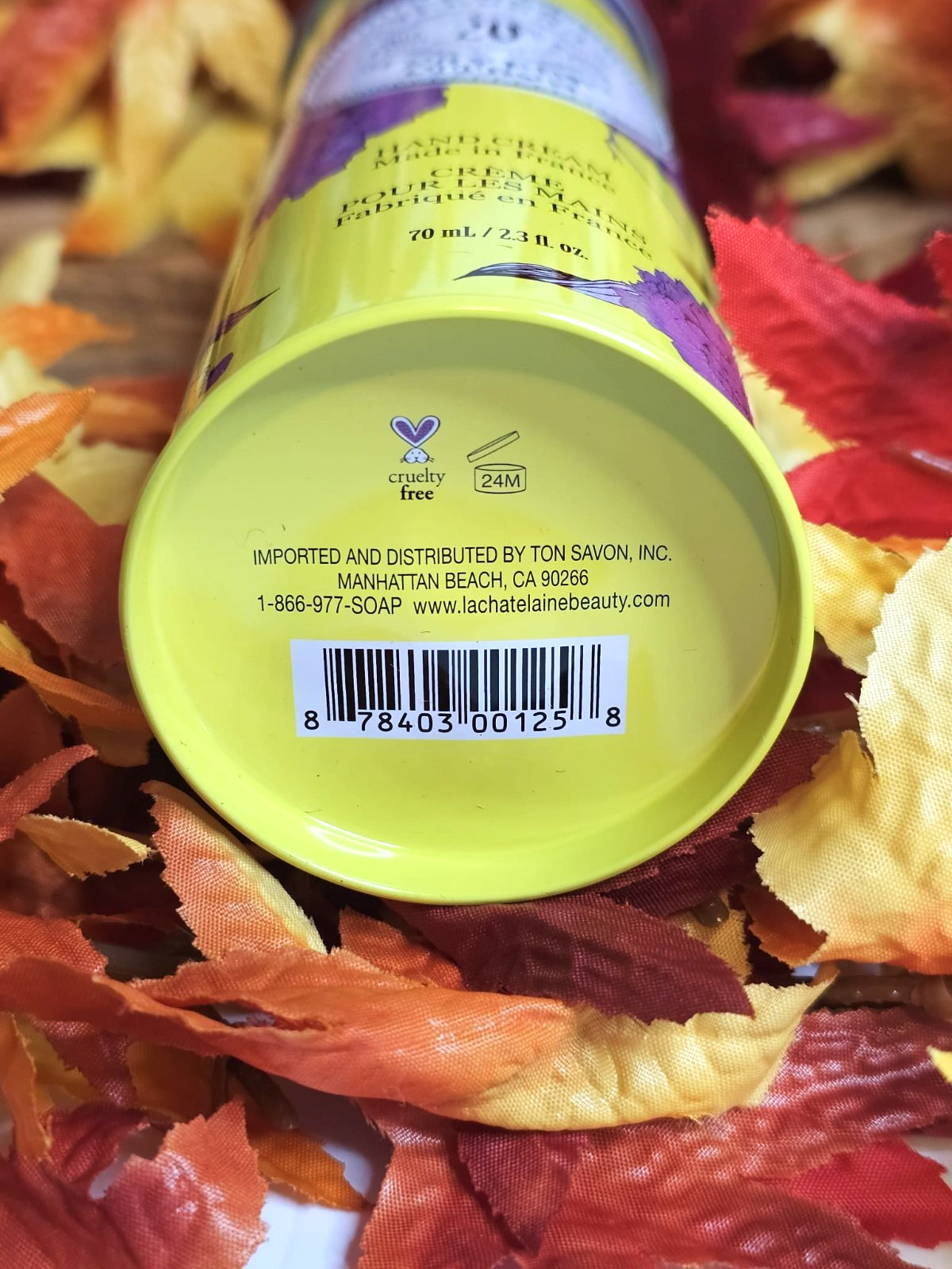 La Chatelaine -Lemon Verbena -20% Shea Butter Hand Cream  2.3oz NEW Ships Fast!