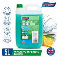 5L Original Washing Up Liquid Kitchen Dishes Detergent Soap Cleaner Fresh Lemon 2.00 per litre