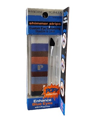 Physicians Formula Shimmer Strips Shadow & Liner, POP! Blue Eyes (7053)