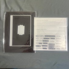 Close To My Heart Z8046 Freshly Baked- Cardmaking Acrylic Stamp and Thin Cut Set