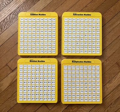 Lakeshore Math Machines Set - Addition, Subtraction, Multiplication, Division