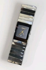 Rare Mens Auth RADO Diastar High Tech Ceramic Quartz Watch