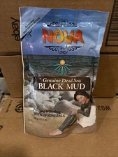 Body Mask NOVA Genuine Dead Sea Black Mud Purifying Soothing 29 Minerals 21.6 Oz