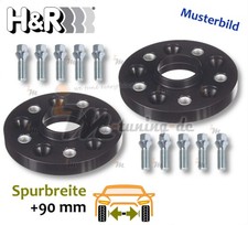 H&R Spurplatten schwarz 90mm/Achse für Mercedes-Benz G-Klasse W461 :: 1989 >> 25