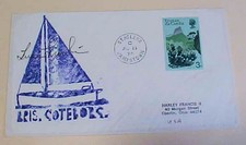ST. HELENA USED  in TRISTAN AUTOGRAPH MASTER OF CRIS GOTEORG SAILBAOT