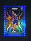 2021-22 Panini Prizm Cade Cunningham #282 RC Rookie 75th Blue Diamond