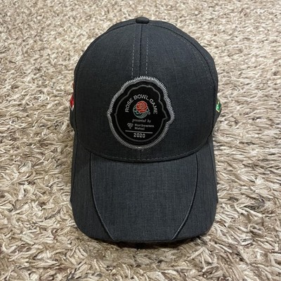 2020 Rose Bowl Oregon Ducks Wisconsin Badgers Hat Strap Back One Size Gray NCAA