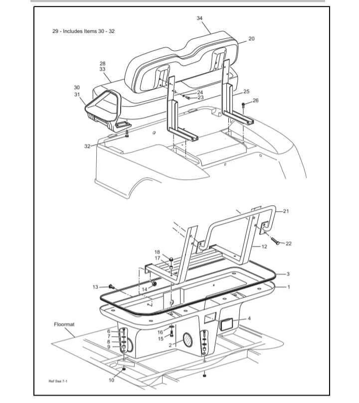 EZ-GO Golf Cars 2007, 2008 SERVICE PARTS MANUAL | ST SHUTTLE 4/6 E | EZGO - Image 4 of 4