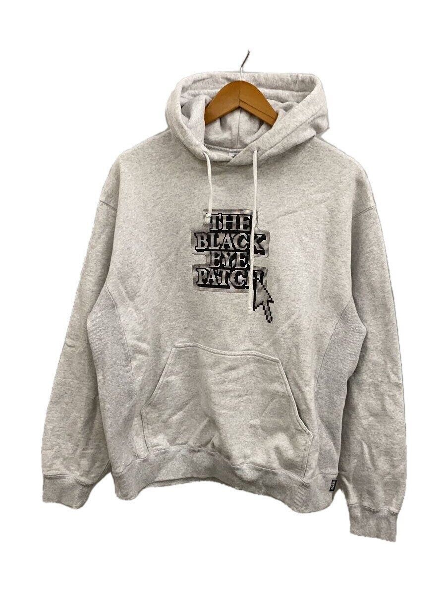 THE BLACK EYE PATCH HOODIE M COTTON Gray PRINT Used | eBay