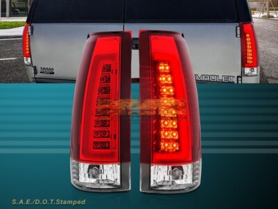 Anzo LED Tail Lights For 88-98 GMC Chevy CK & 92-99 Tahoe Suburban Yukon - Red