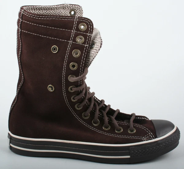 Scarpe sneaker unisex Converse CT AS KneeHi 1Q079 chocolate parch marrone