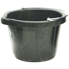 Feed Tub 10L Bucket Rubber Trough Horse Equine stock feed Water Drinker Farm Tub