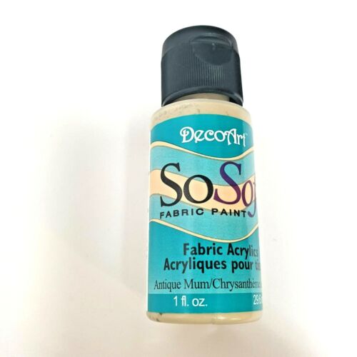 FABRIC PAINT So Soft per 1oz bottle. NEW DISCONTINUED colors BARGAIN Aussie - Picture 31 of 34