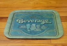 Vintage 1979 "The Warm & Wonderful" Beverage Company Serving Tray ~ Since 1891 