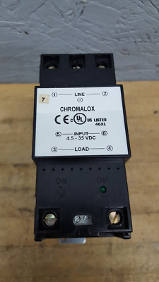 Chromalox 4001 DIN Rail Mount SCR Single Phase Power Controller 4001-45670 USED