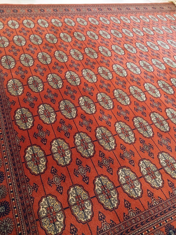 Rug 338x247cm LUXURY Afghan Bokhara John Lewis HANDMADE CARPETS 11.10x8