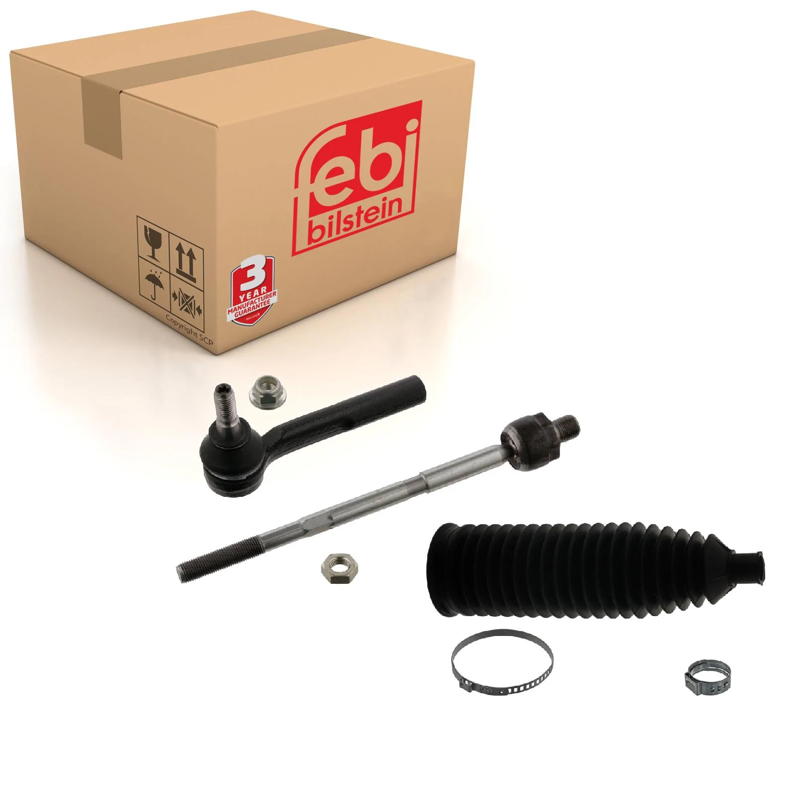 febi bilstein 43731 Tie Rod with steering boot set (pack of one) - Image 15