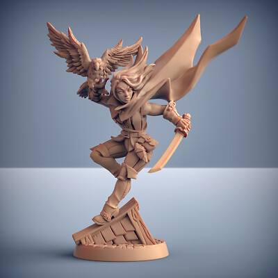 Thief Rogue Hunter Hero - Artisan Guild Fantasy Dungeons and Dragons Miniature