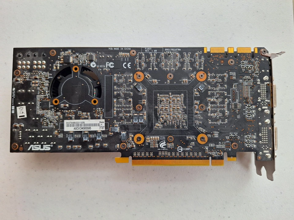 ASUS NVIDIA GeForce GTX 465 1GB GDDR5 Graphics Card ENGTX465/2DI/1GD5 2xDVI HDMI - Image 2 of 2